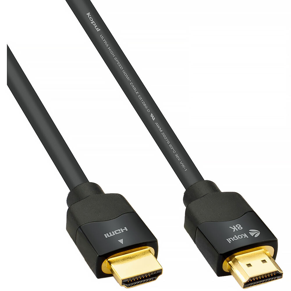 Kopul HDA-806P Cable HDMI Ultra Alta Velocidad 8K Premium (6.6') - Soporta 8K60 & 4K120, eArc, HDR10