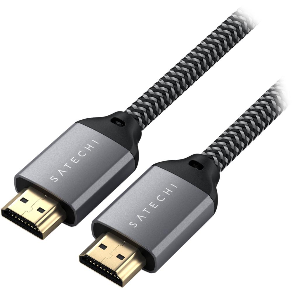 Satechi ST-8KHC2MM Cable HDMI Trenzado Ultra Alta Velocidad 8K (6.5') - Soporte HDMI 2.1, Resolución