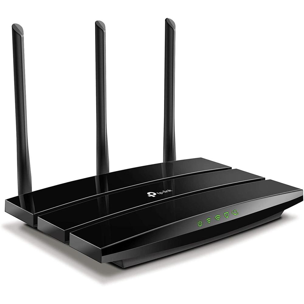 TP-Link Archer A8 AC1900 Router Inalámbrico Doble Banda Gigabit - Wi-Fi 5, 1900 Mb/s, 3 Antenas Exte