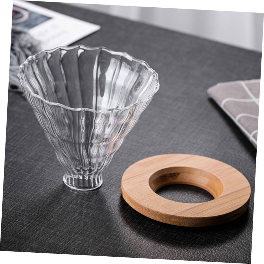 Dripper can base de madera y v6 de vidrio