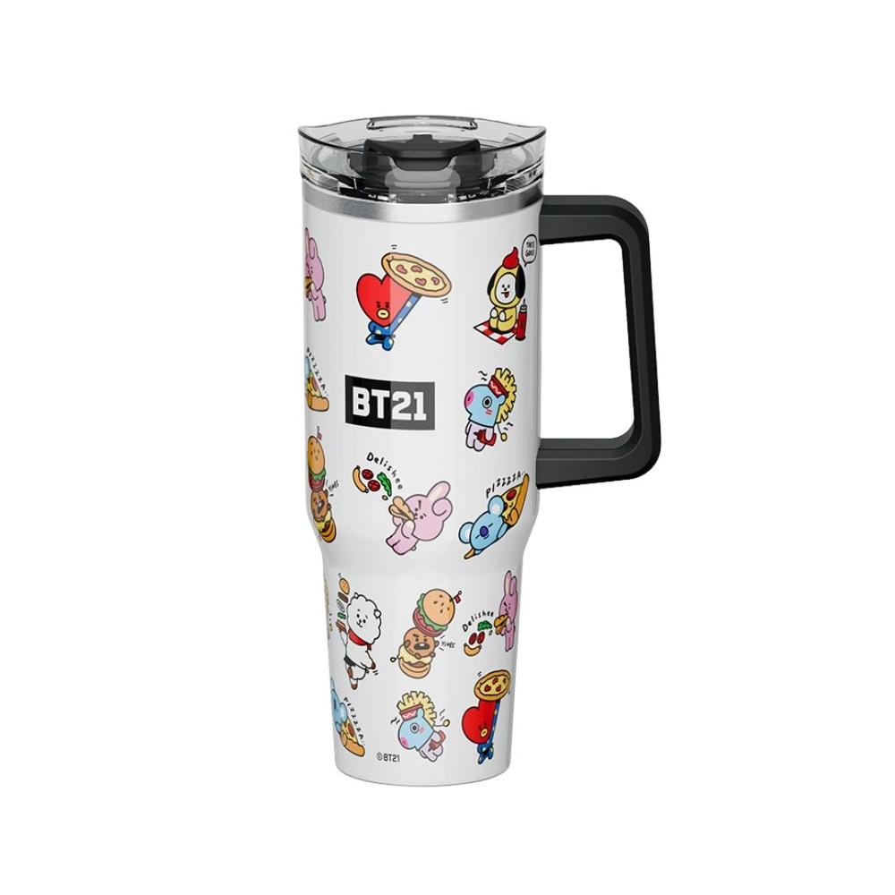 Mug Termo BT21 Personajes Completos KPop Kawaii 1200 ML