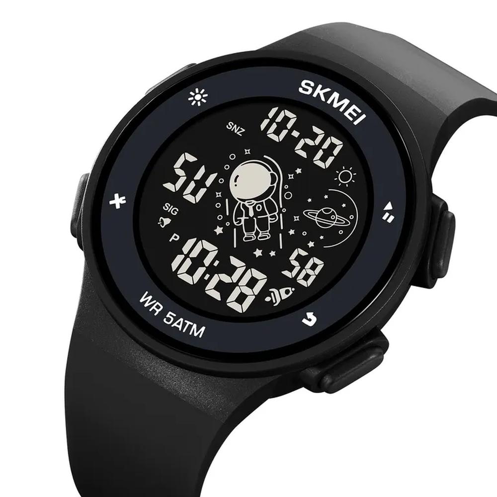 Reloj Skmei 2068 Negro Astronaut Correa Silicona