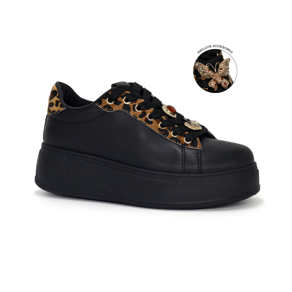 Zapatillas Urbanas Mujer ARIANA ZJY01-25Q2 NEGRO 39 Zapatillas Urbanas Mujer ARIANA ZJY01-25Q2 NEGRO 39