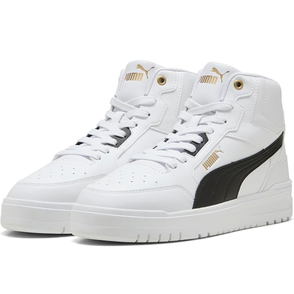 Zapatillas Urbanas para Mujer Puma Shuffle Downtown Mid Jr 403743-01 Blanco Talla 39 Zapatillas Urbanas para Mujer Puma Shuffle Downtown Mid Jr 403743-01 Blanco Talla 39