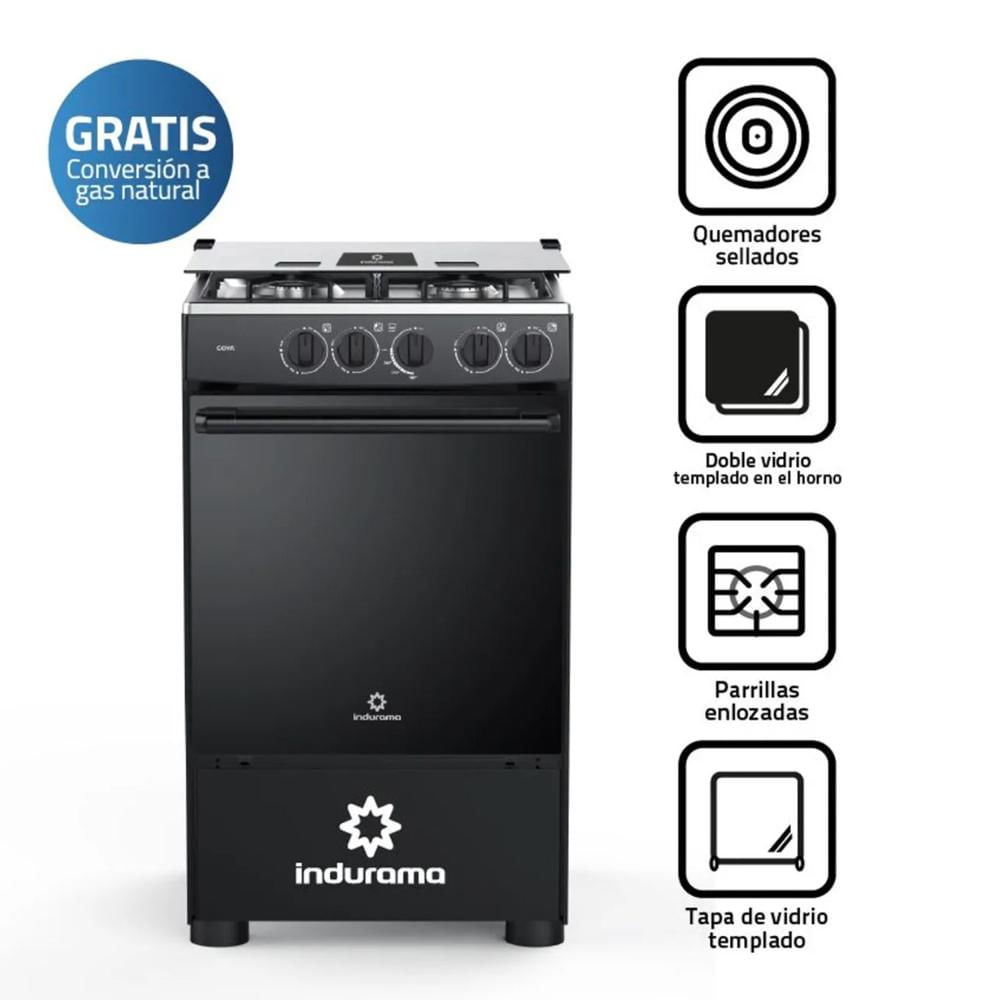 COCINA INDURAMA GOYA 4 HORNILLAS
