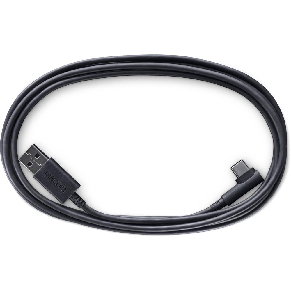 Cable USB-A a USB-C Angulado (6.6') para Tabletas Wacom Intuos Pro 1793116-REG Cable USB-A a USB-C Angulado (6.6') para Tabletas Wacom Intuos Pro 1793116-REG