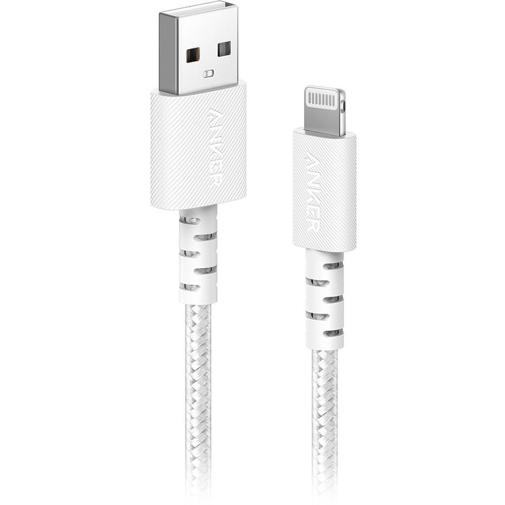 Cable Trenzado ANKER Powerline Select+ USB-A a Lightning (3', Blanco) - Soporte USB 2.0, Transferenc 1802322-REG Cable Trenzado ANKER Powerline Select+ USB-A a Lightning (3', Blanco) - Soporte USB 2.0, Transferenc 1802322-REG