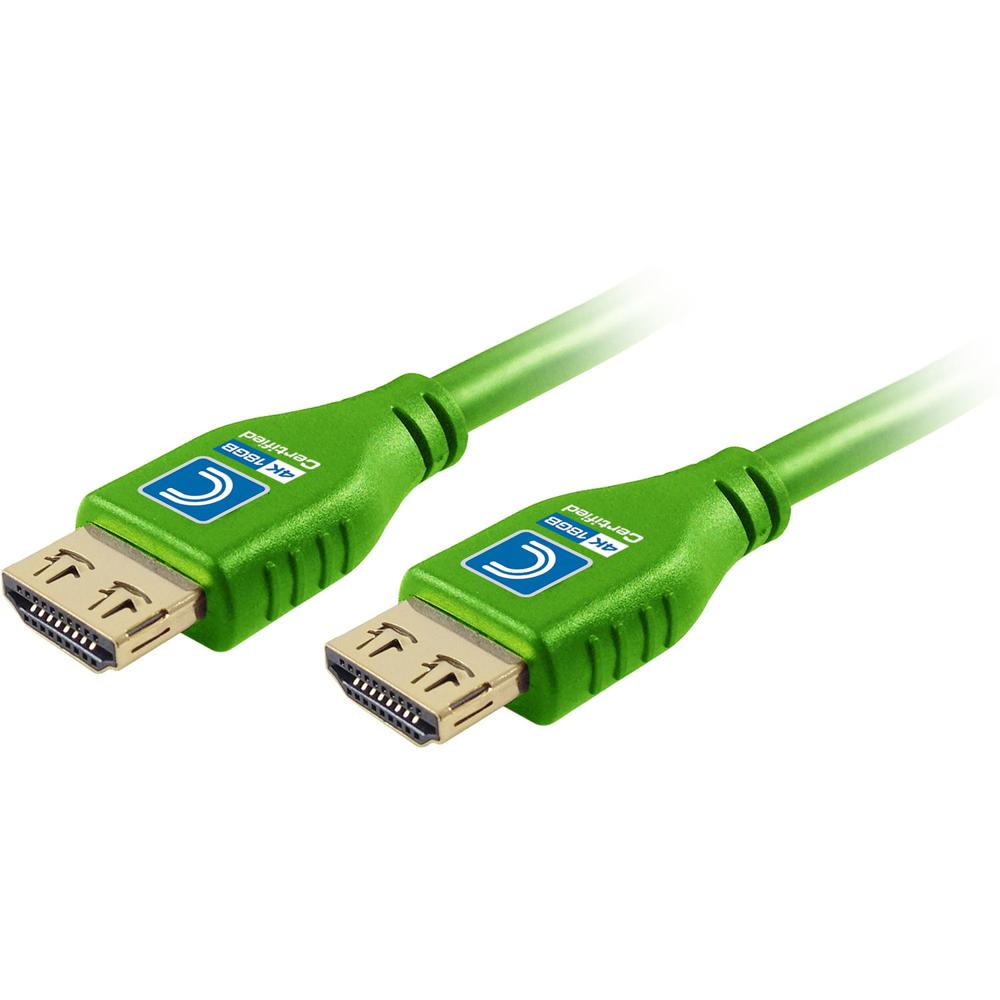 Cable HDMI Activo MicroFlex Pro de Alta Velocidad con Ethernet (Verde, 12') - Soporta HDR, 4K, 3D, D