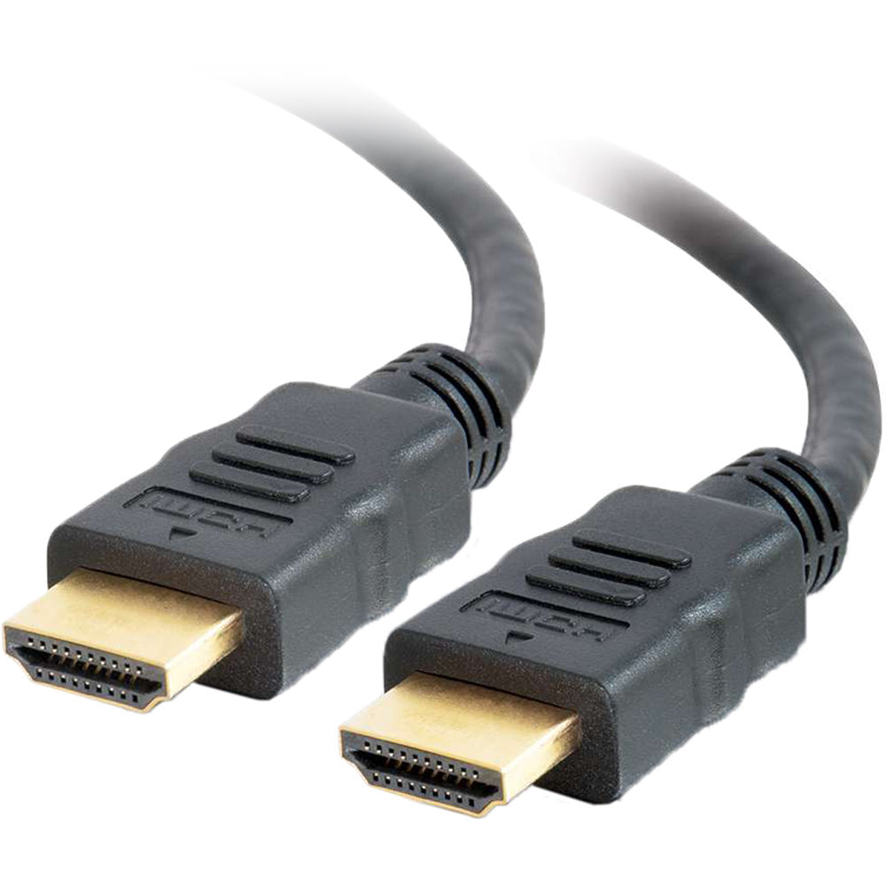 Cable HDMI de Alta Velocidad C2G con Ethernet (6') - Soporta DCI 4K, 3D, Conectores Baquelita Dorada