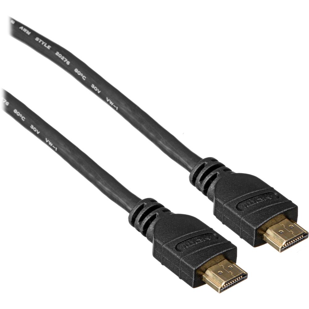 Cable HDMI de Alta Velocidad NTW con Ethernet - 6' - Flexible, Duradero, 1080p, 4K x 2K, 24k Conecto