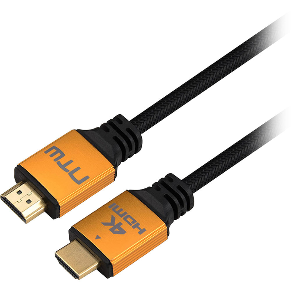 Cable HDMI de Alta Velocidad NTW Ultra HD PURE PRO con Ethernet (3') - Soporta Resoluciones UHD & DC