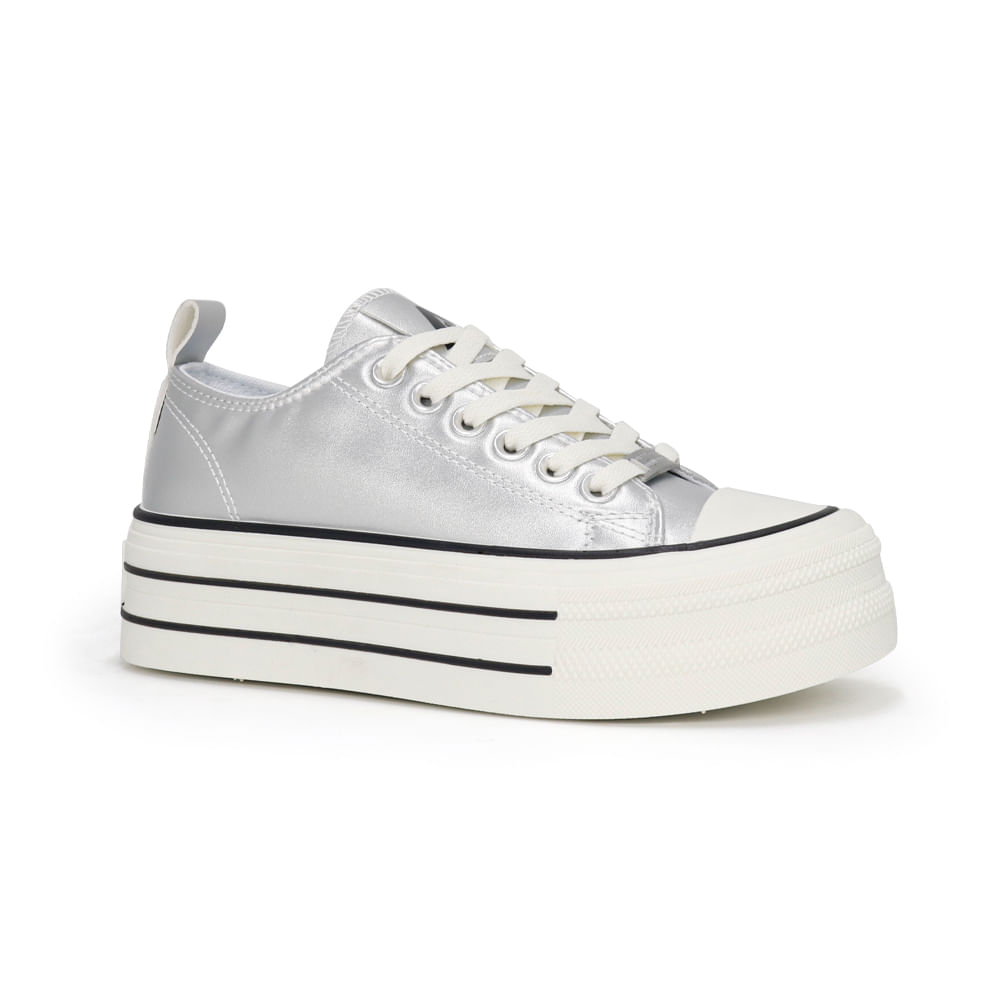 Zapatillas Urbanas Mujer Ariana 9147-25Q2 PLATA 36 Zapatillas Urbanas Mujer Ariana 9147-25Q2 PLATA 36