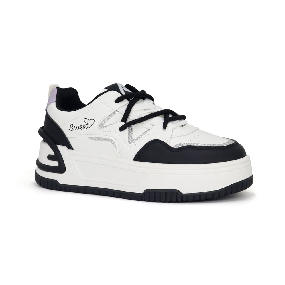 Zapatillas Urbanas Mujer Ariana 0102-25Q2 BLANCO/NEGRO 37 Zapatillas Urbanas Mujer Ariana 0102-25Q2 BLANCO/NEGRO 37