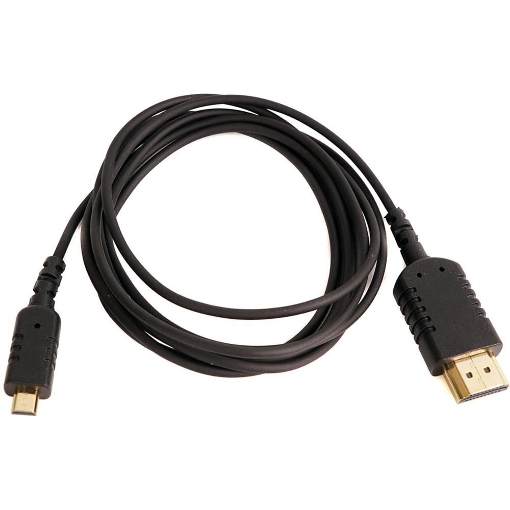 CAME-TV Cable Ultra Delgado Micro-HDMI a HDMI (6') - Soporta HDMI 1.4, Conectores Baño de Oro de 24k