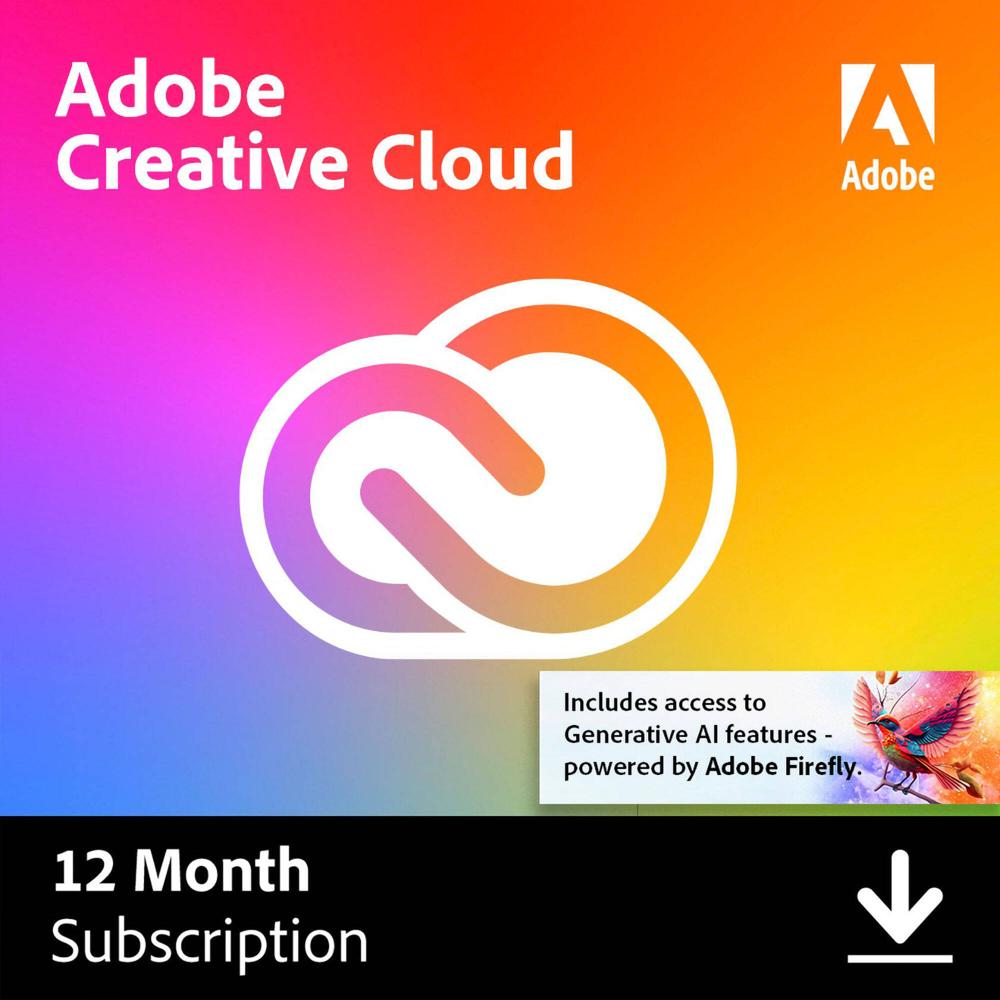 Adobe Creative Cloud: Suscripción de 12 Meses (Descarga) - Colección Completa de 20+ Aplicaciones, V 1392534-REG Adobe Creative Cloud: Suscripción de 12 Meses (Descarga) - Colección Completa de 20+ Aplicaciones, V 1392534-REG