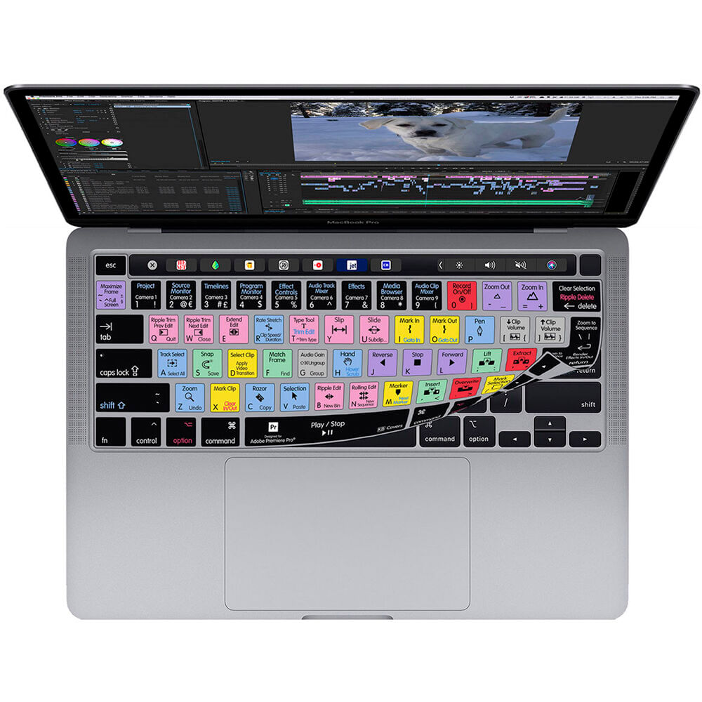 Cubierta de Teclado KB Covers para Premiere Pro - MacBook Pro 13 Cubierta de Teclado KB Covers para Premiere Pro - MacBook Pro 13