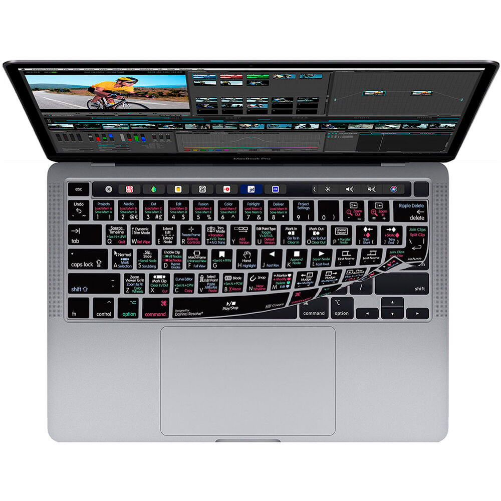Cubierta de Teclado KB Covers para Davinci Resolve - MacBook Pro 13 Cubierta de Teclado KB Covers para Davinci Resolve - MacBook Pro 13