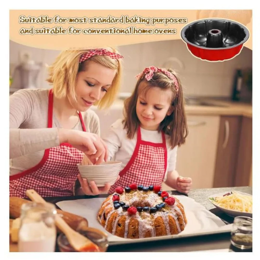 2 Moldes Antiadherentes  para Hornear Queques