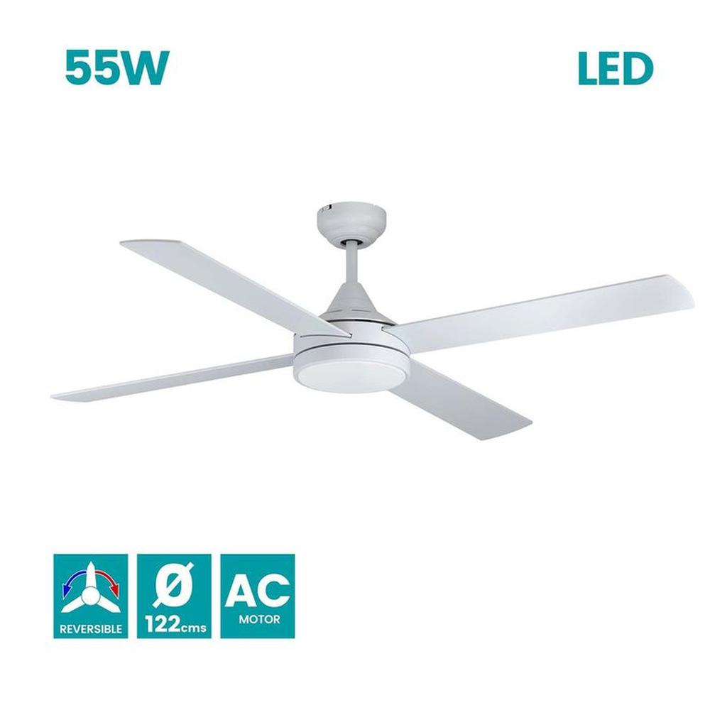 Ventilador Trinidad 20w D1220 Blanco