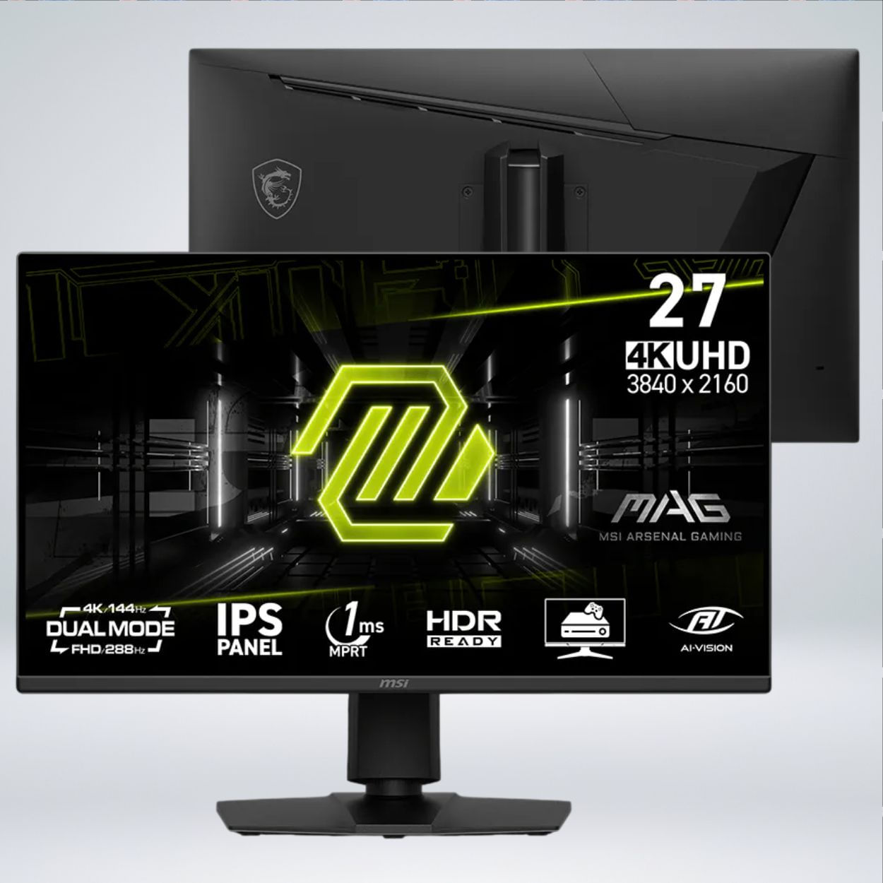 MONITOR MAG 275UPD E14 UHD 4K 27  PULGADAS IPS 144hz 1ms HDReady MODO CONSOLA