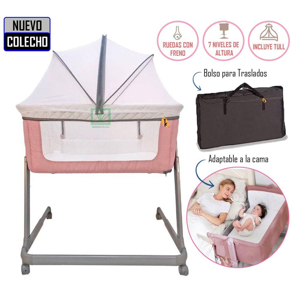 Cuna Colecho Marion Rosado EB753 Cuna Colecho Marion Rosado EB753