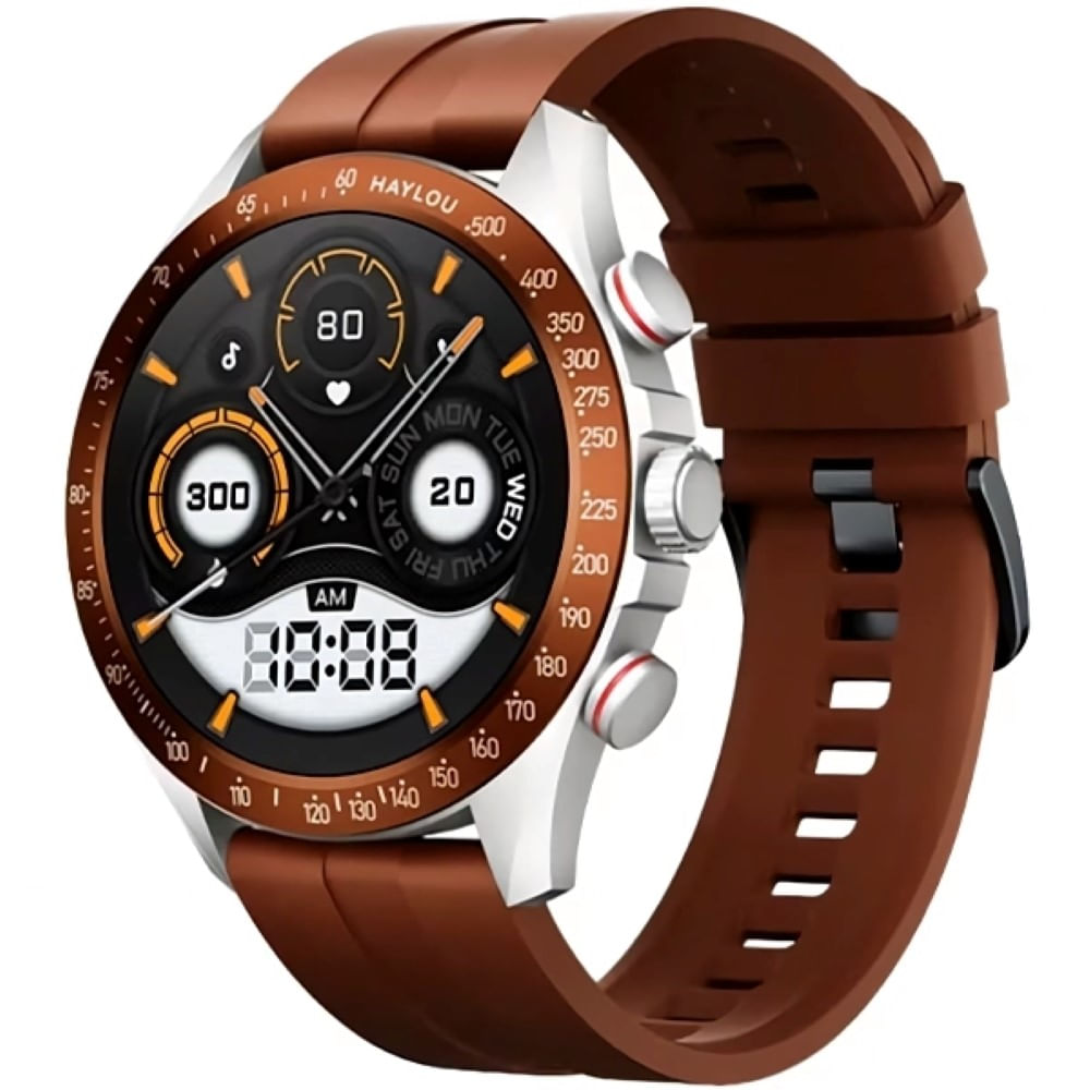 HAYLOU SMARTWATCH SOLAR PRO - MARRON