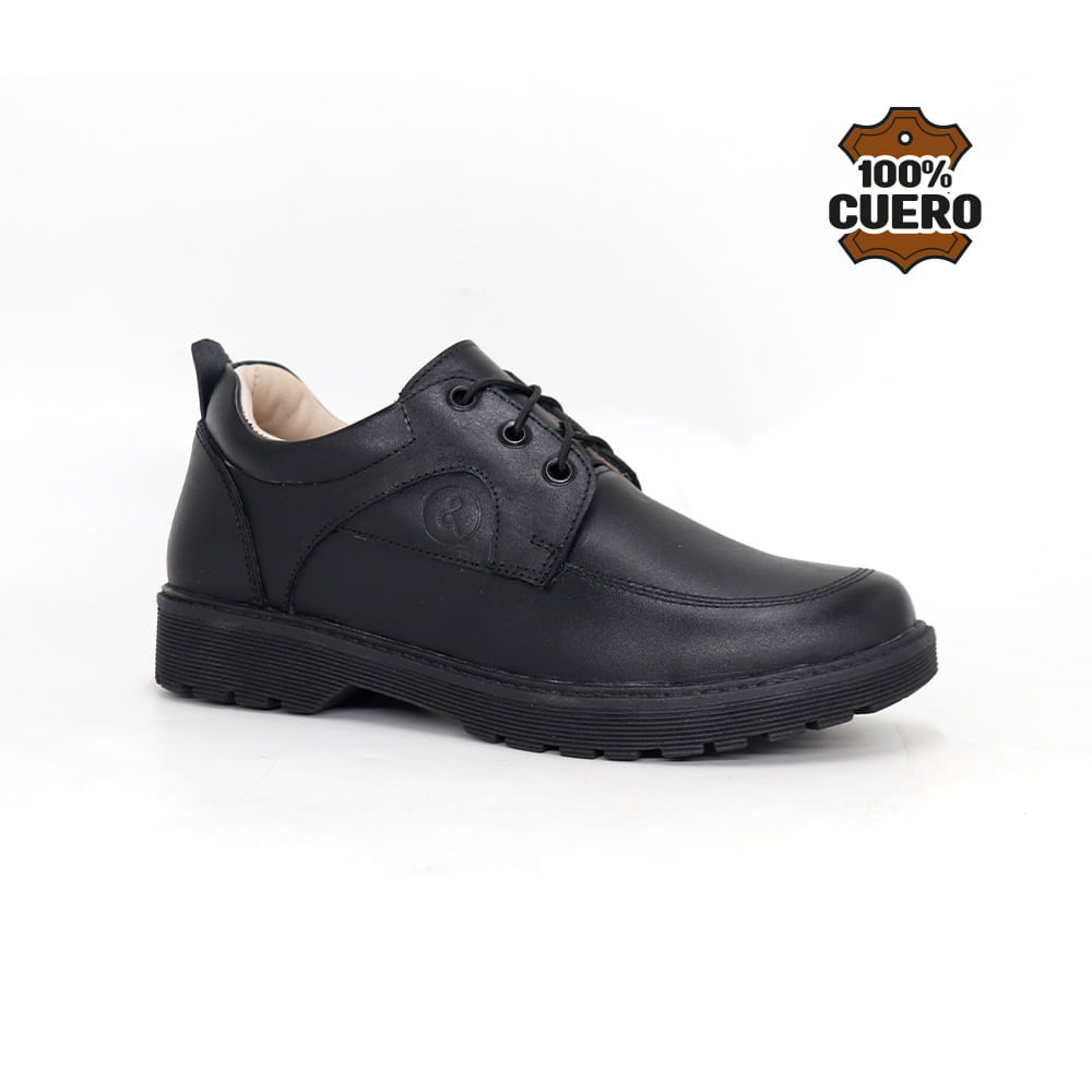 Zapatos Escolares Cuero Mujer 2029-MV26Q1J NEGRO 33