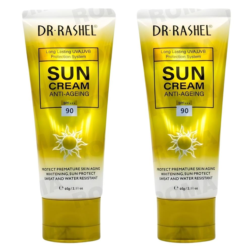 PACK 2 BLOQUEADOR SOLAR ANTIEDAD 90SPF 60G DR RASH