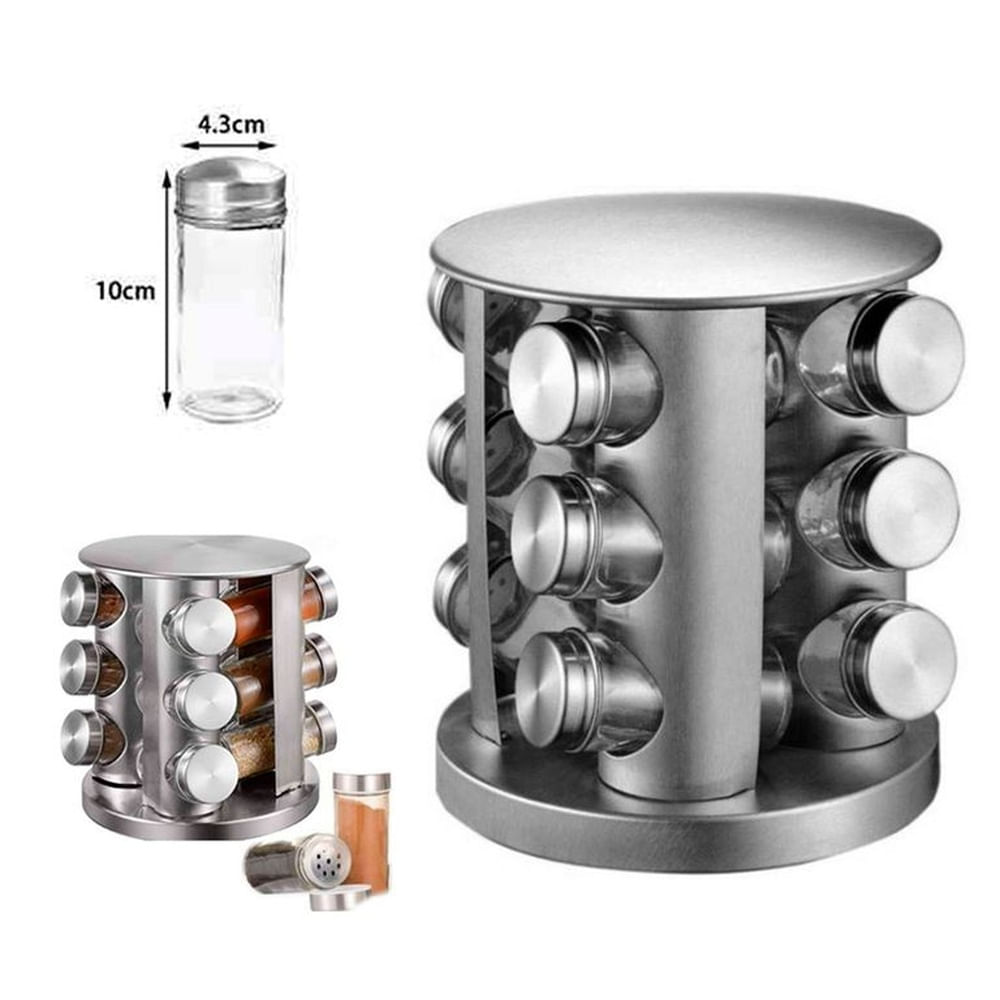 Condimentero Giratorio Especiero 12 piezas