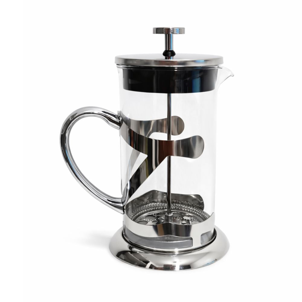 Cafetera prensa francesa plateada 600 ml