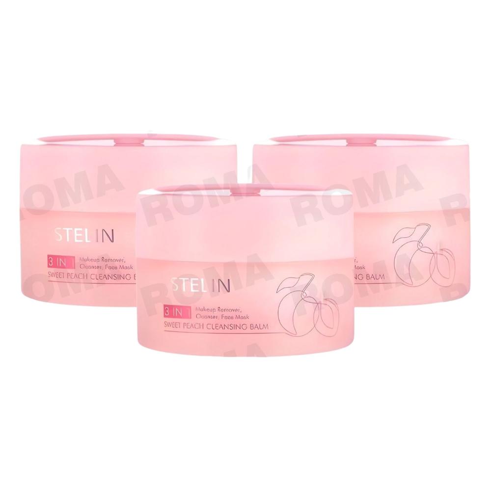 PACK 3 BÁLSAMO LIMPIADOR MAKE UP REMOVER – DURAZNO DULCE 100G ESTELIN
