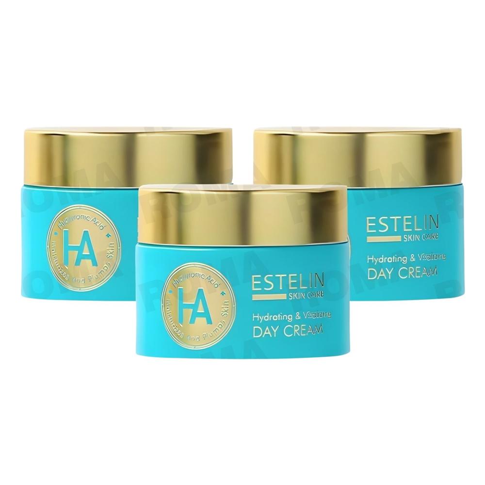 PACK 3 CREMA DE DÍA ÁCIDO HIALURÓNICO 50G ESTELIN
