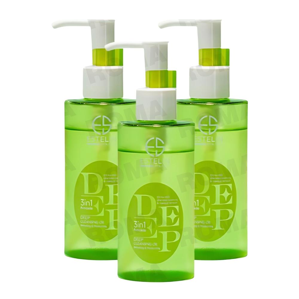 PACK 3 ACEITE REMOVE MAKE UP - AVOCADO 130ML ESTELIN