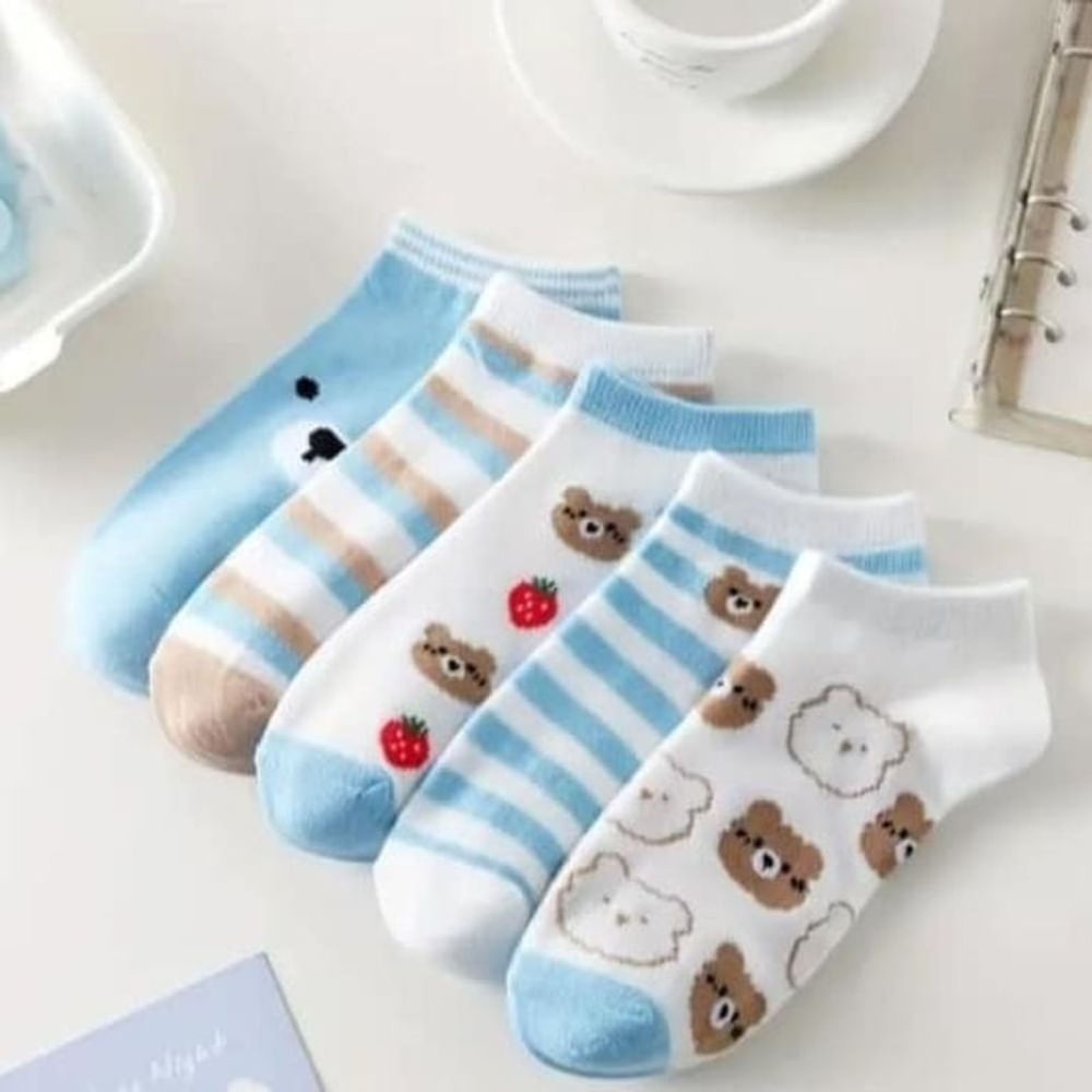 Set de medias de algodón kawaii 10 pares