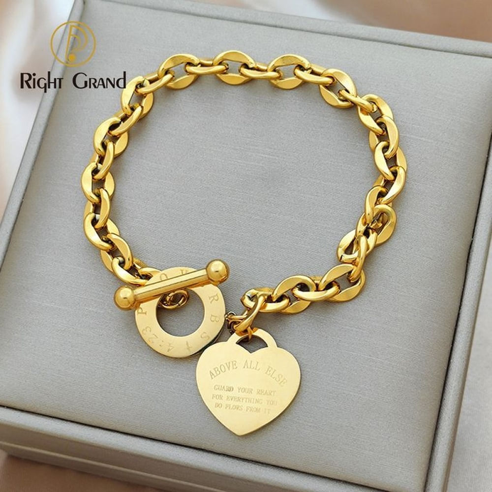 Pulsera Chick para Mujer en Acero Dorado