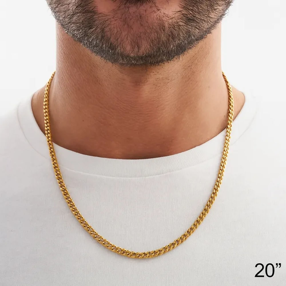 Cadena Topo para Hombre en Acero Inoxidable