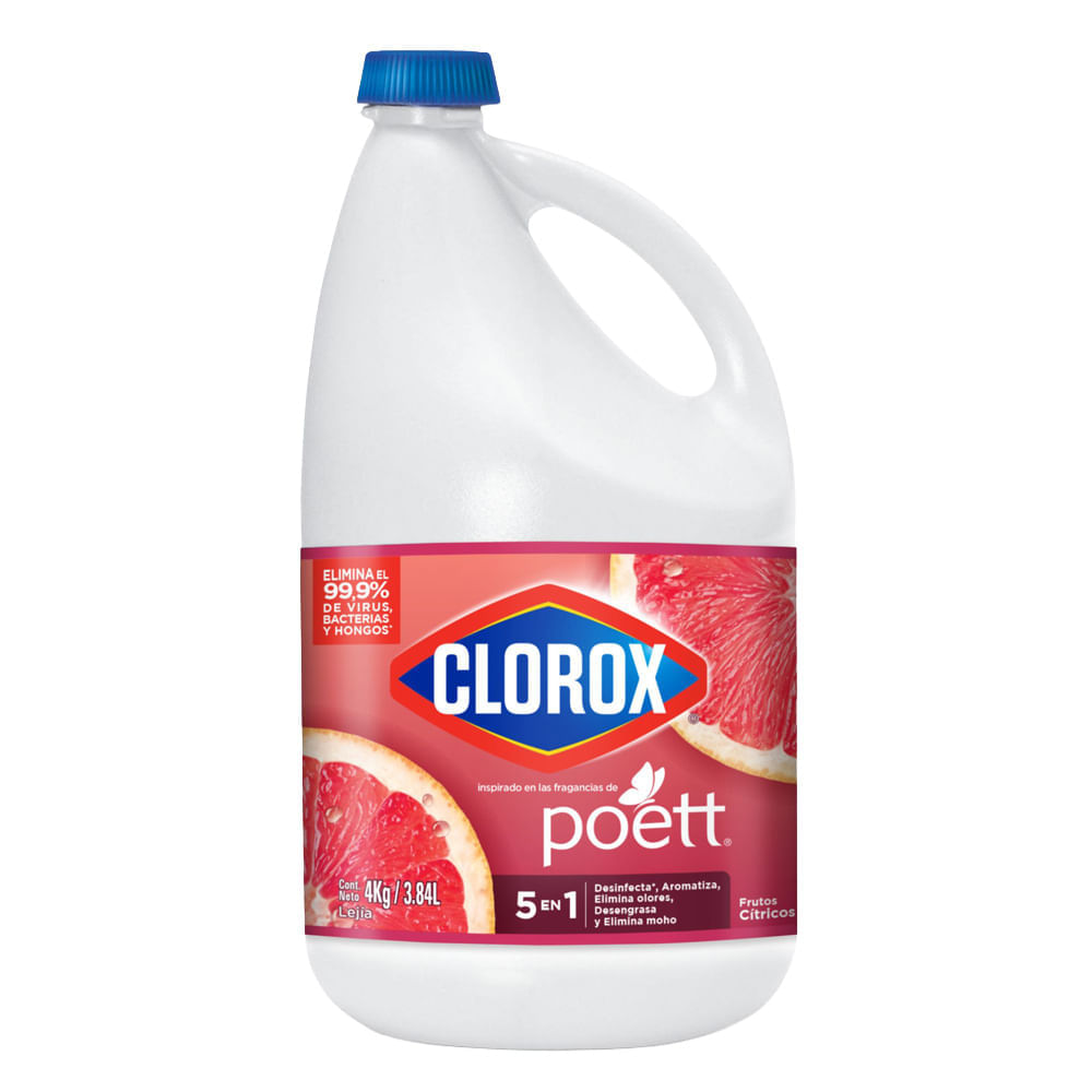 Lejía CLOROX Frutos Cítricos Botella 4Kg