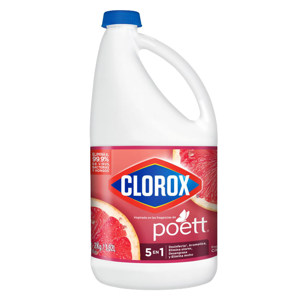 Lejía CLOROX Frutos Cítricos Botella 2Kg