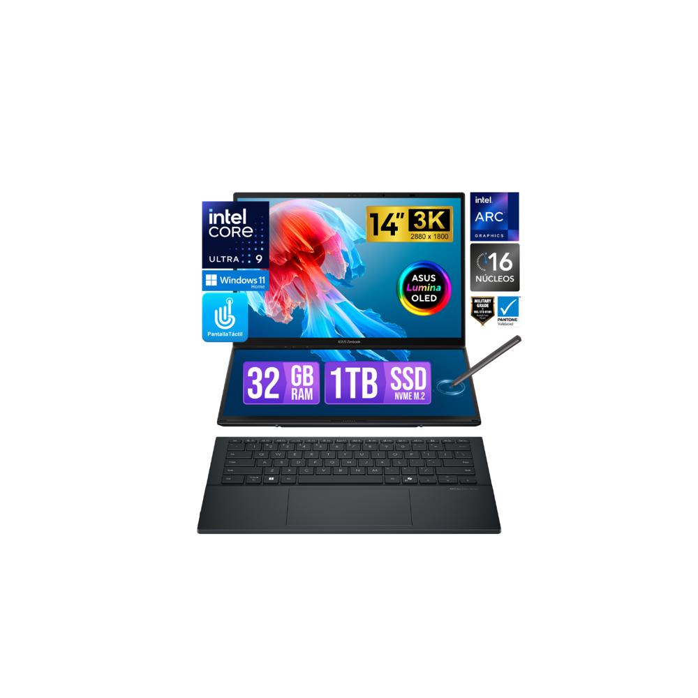 LAPTOP ASUS ZENBOOK UX8406CA-PZ073W 14 3K OLED Touch Core Ultra 9 285H 32GB 1TB WIN11H