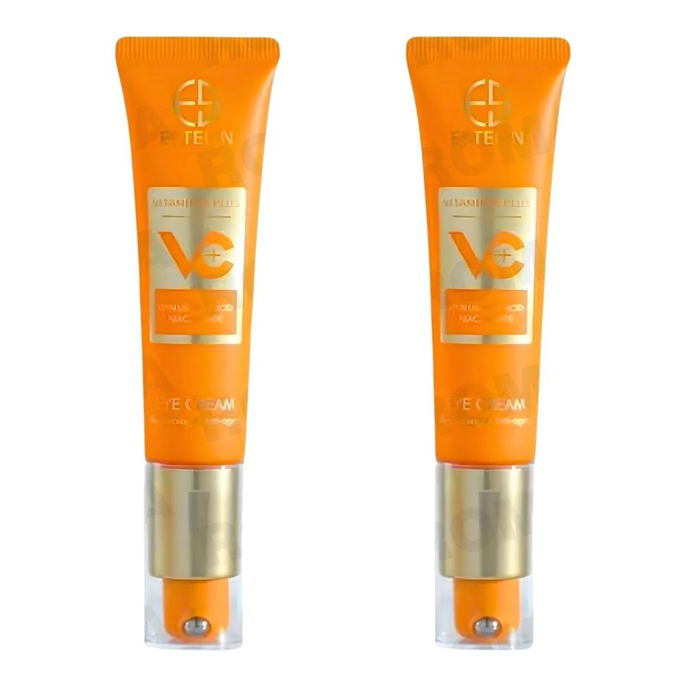 PACK 2 CREMA PARA OJOS VITAMINA C CON ÁCIDA HIALURÓNICO 30G ESTELIN