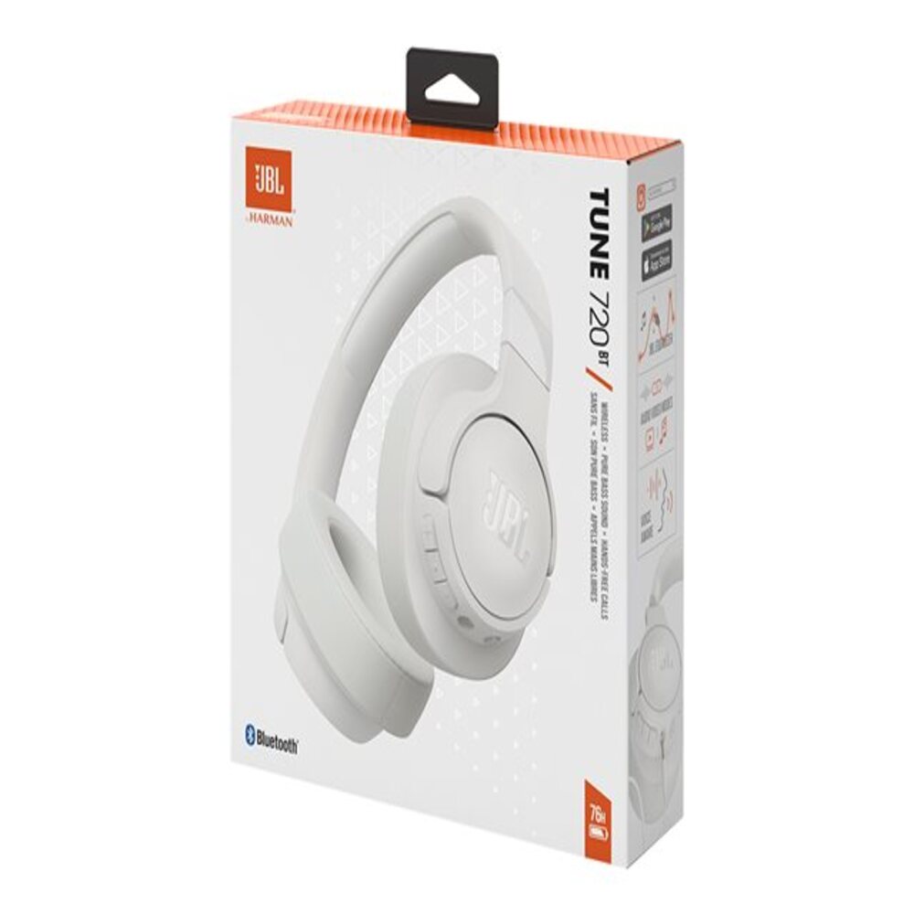 AURICULARES JBL TUNE 720BT BLUETOOTH INALAMBRICOS CON DIADEMA BLANCO