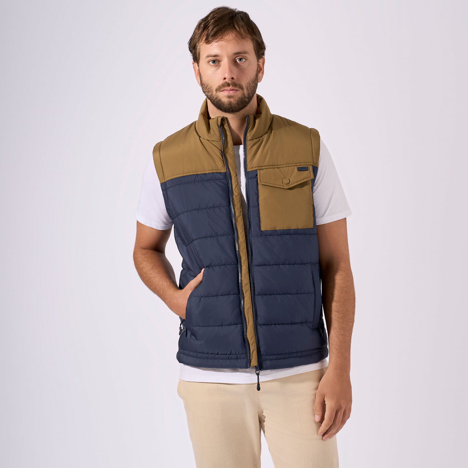 Chaleco Hombre Chapa Bolsillo Aereal