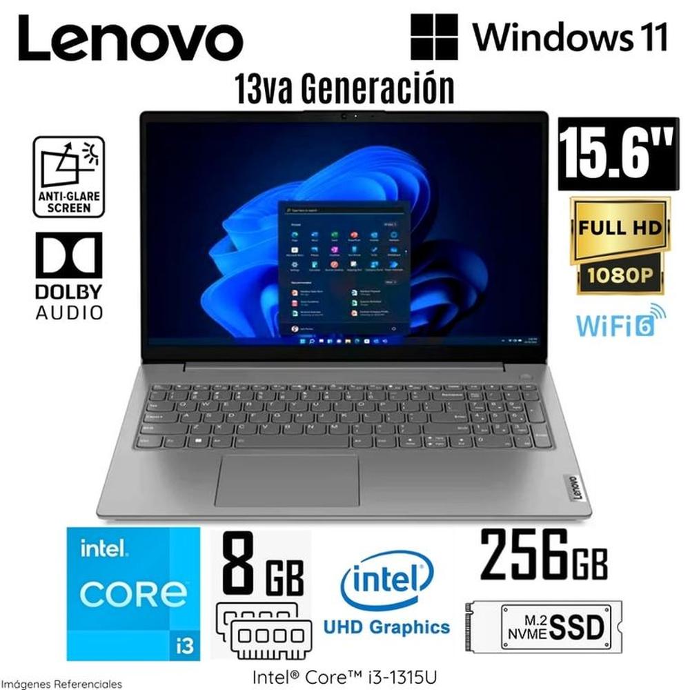 Laptop Lenovo V15 G4 IRU Intel Core i3-1315U 8GB RAM 256GB SSD 15.6 pulg FHD - 83A100ELLM