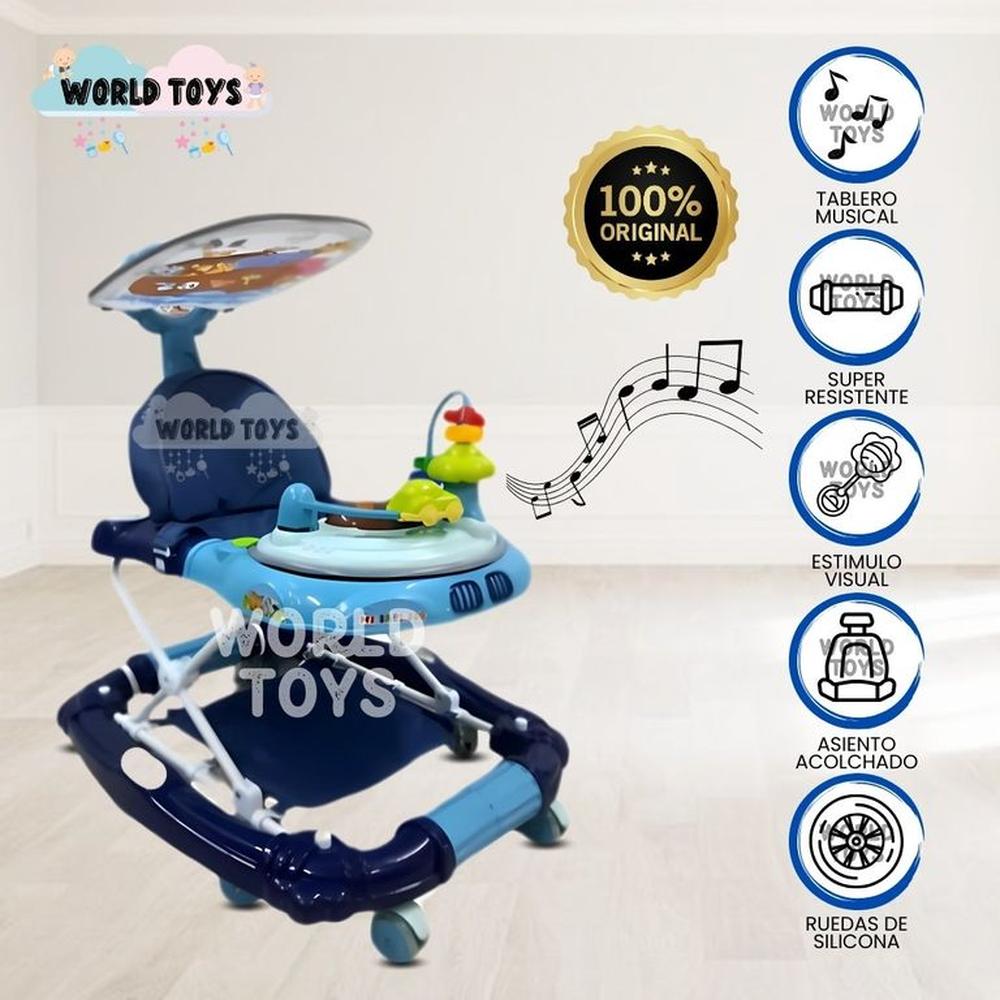 Andador con Tablero Musical FIRST WALK Blue