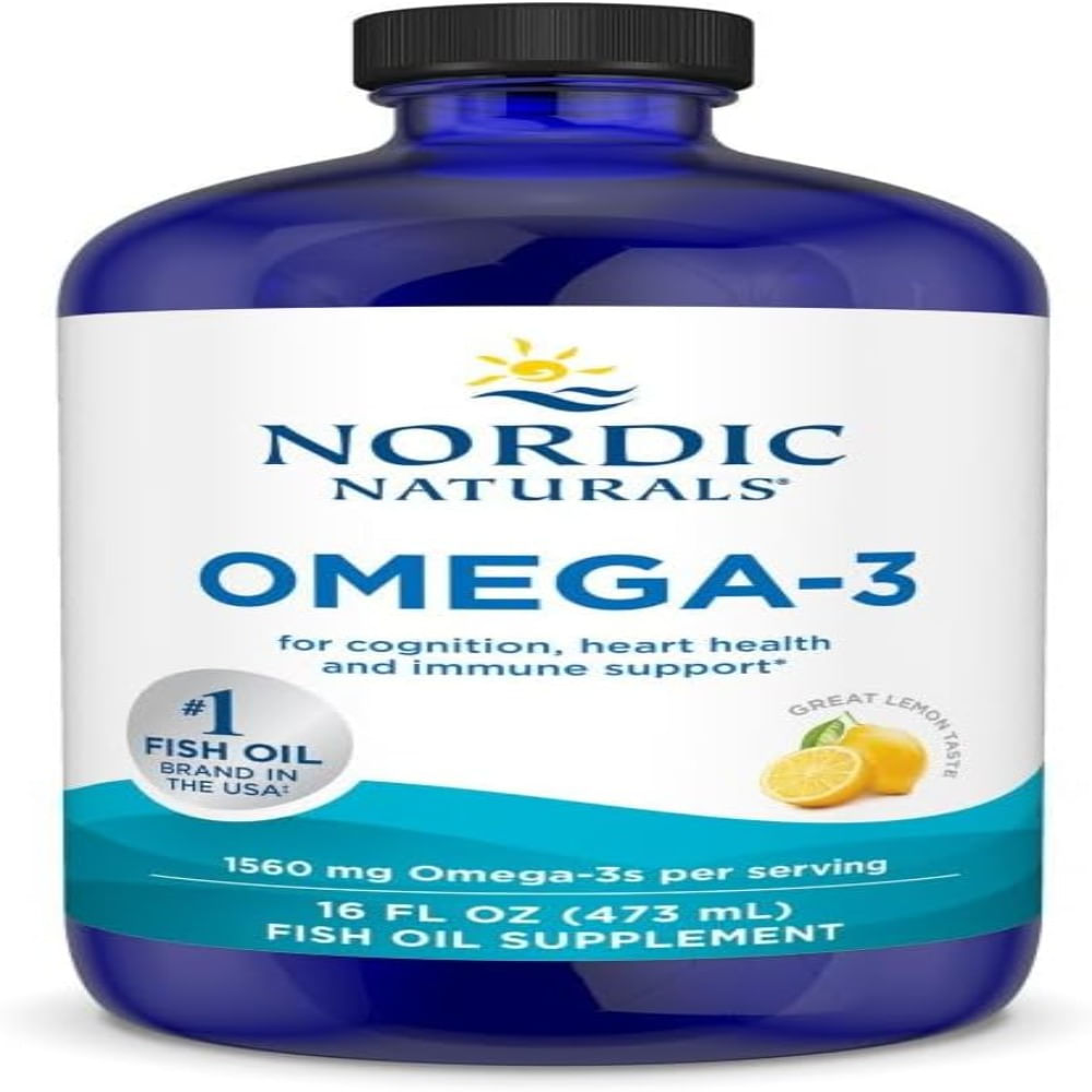 Nordic Naturals Omega  Aceite de Pescado Sabor Limón Alta Concentración EPA y DHA  Salud Cerebral