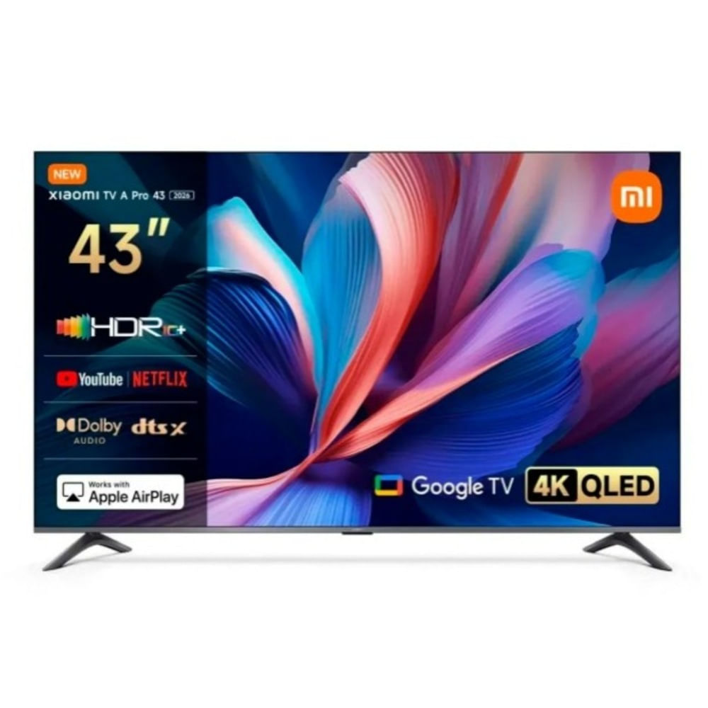 Televisor Xiaomi 43 QLED Smart UHD 4K A PRO Google TV 2026