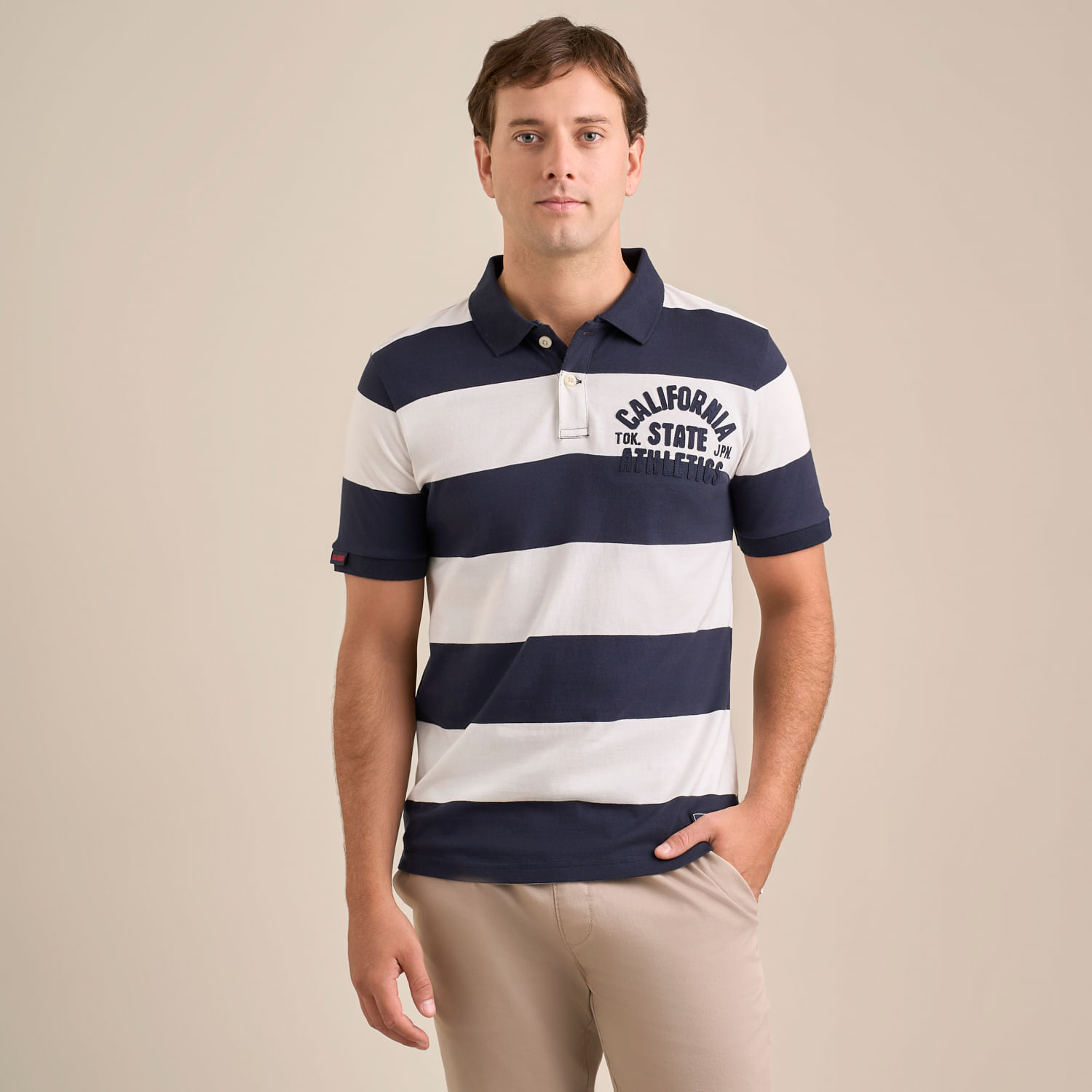 Polo Hombre Cuello Jersey Amc