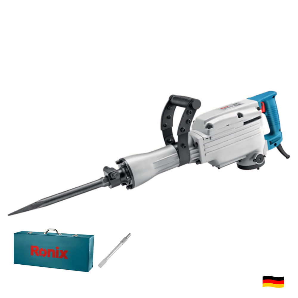 Martillo Demoledor 1600W 45J SDS HEX 14 KG RONIX 2814L