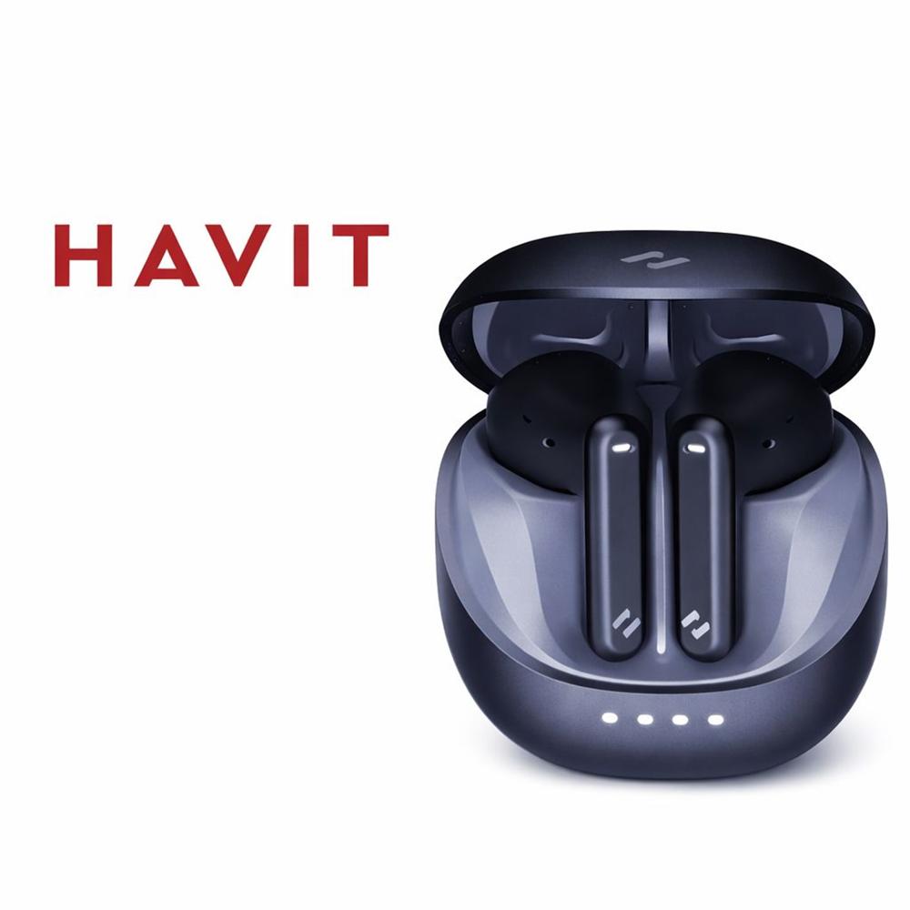 Audífonos Inalámbricos HAVIT TW931 Bluetooth 5.4 con ANC ENC y Estuche de Carga