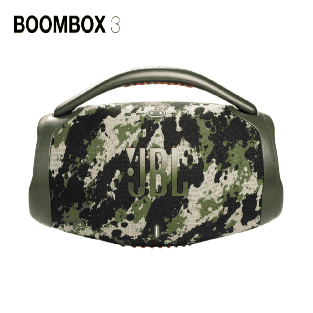 JBL Boombox3 portátil parlante Bluetooth con IP67 y sonido potente - CAMO